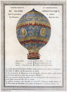 Historic hot air balloon design